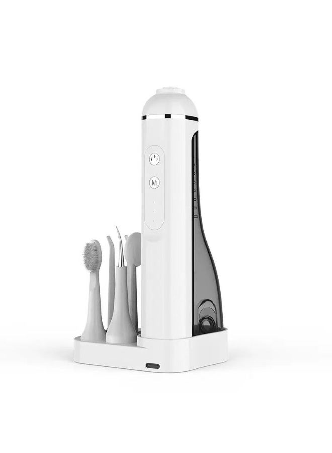 BlueFire Portable Water Flosser & Sonic Toothbrush Combo – Rechargeable Oral Irrigator with 4 Nozzles, 3 Cleaning Modes, IPX7 Waterproof, 200ml Tank, USB-C Fast Charging, 30-Day Battery Life – Travel & Home Dental Care Kit for Tartar Removal, Gum Massage, Braces & Implants - Image 3